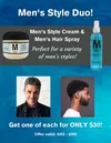 One week only: Men's Style Duo (Style Cream & Hair Spray)